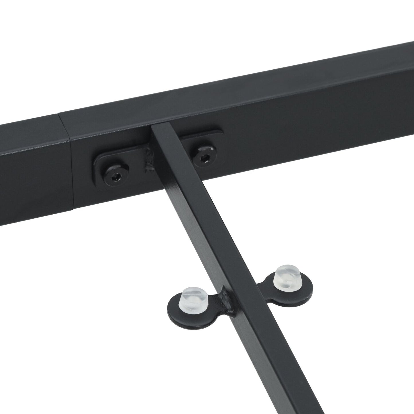 Tuin Tafel Zwart Gelaagd Glas 80 x 80 x 73 cm
