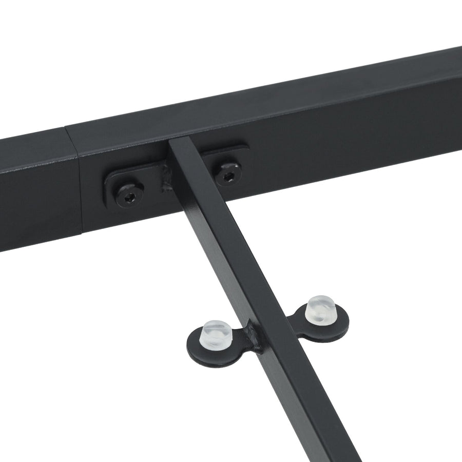 Tuin Tafel Zwart Gelaagd Glas 80 x 80 x 73 cm