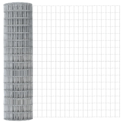 Tuinhek Set Set Van 2 Verzinkt Staal 10 X 1,4 M Duurzaam
