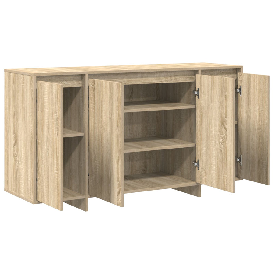 Eiken Dressoir Sonoma Eiken Gefabriceerd Hout 135 X 41 X 75 Cm