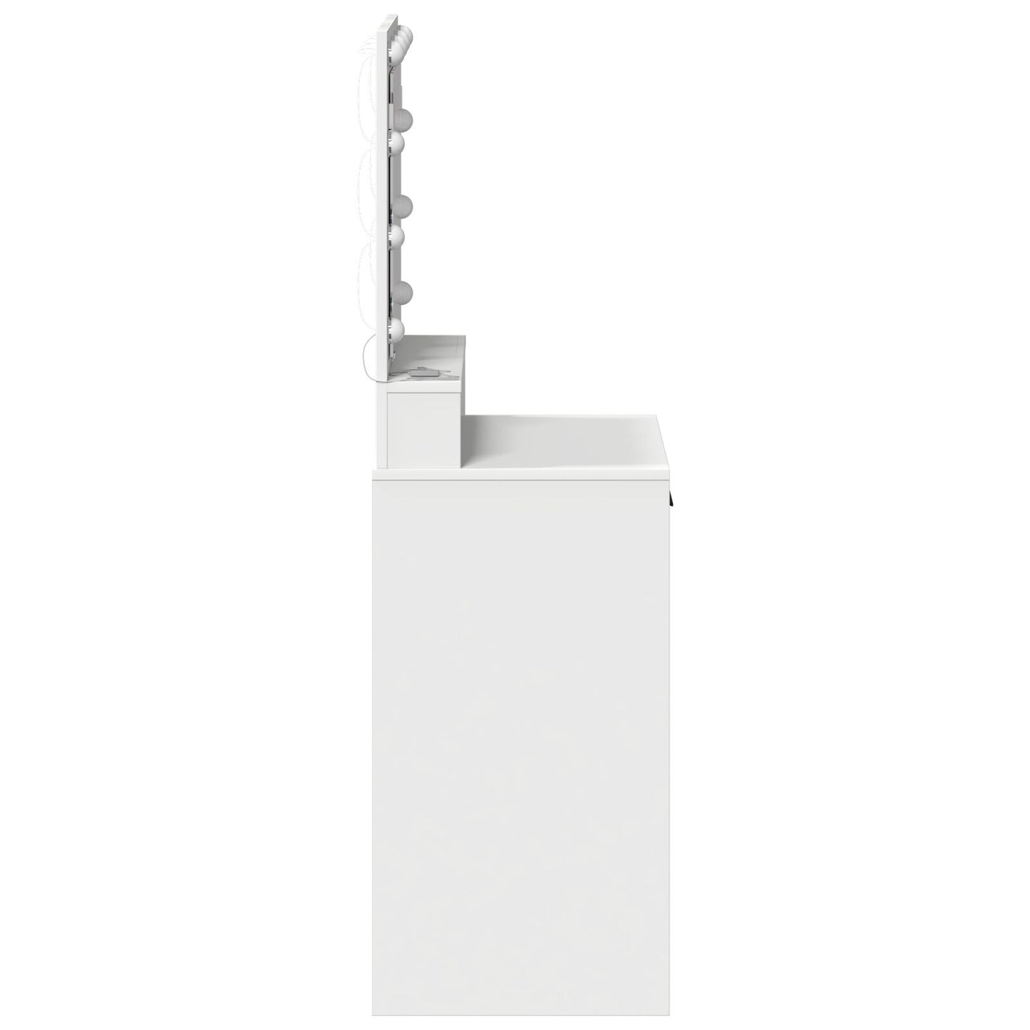 Make-Uptafel Met Led-Lampjes 50 x 41 x 135 cm Wit