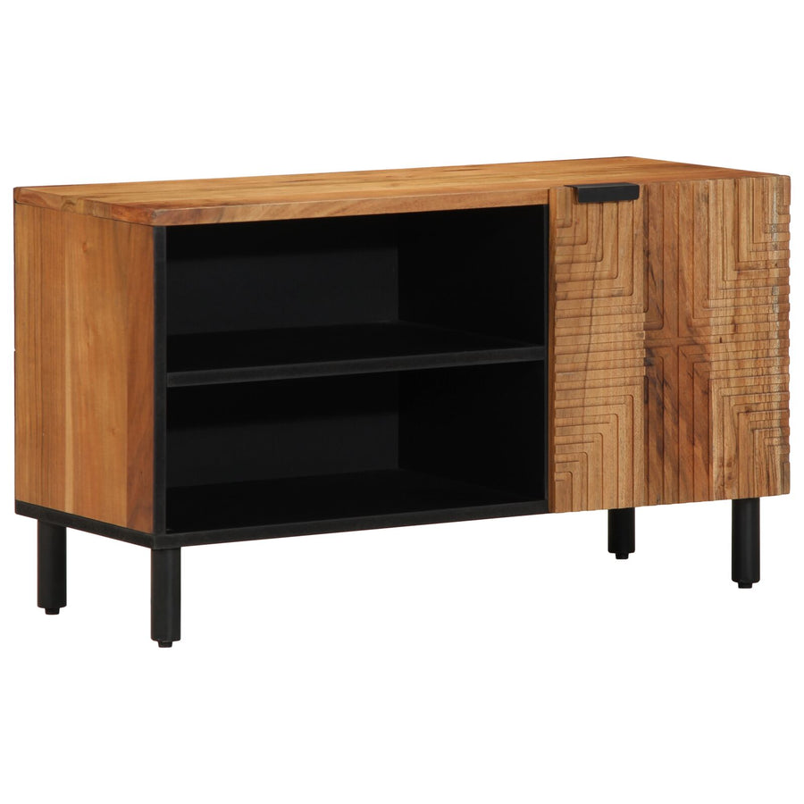 Tv-Kast 80X31,5X46 Cm Massief acaciahout
