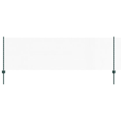 Hekpalen 5 Stuks U-Kanaal Groen 80 Cm Staal,  Hexagon Hek Groen 0.8 X 10 M Staal