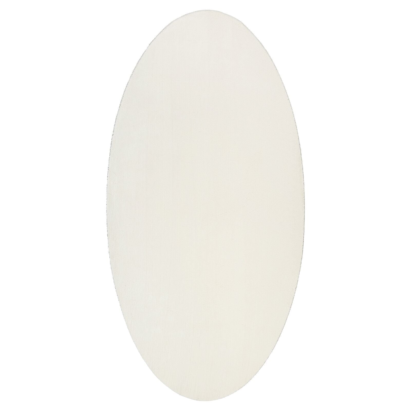 Vloerkleden Polyester Ovaal Vloerkleed Ovaal Crème 80 x 150 cm