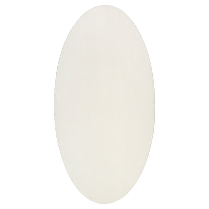 Vloerkleden Polyester Ovaal Vloerkleed Ovaal Crème 80 x 150 cm