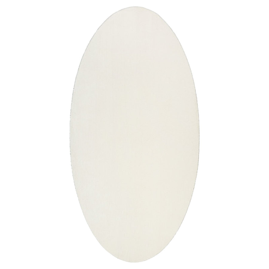Vloerkleden Polyester Ovaal Vloerkleed Ovaal Crème 80 x 150 cm