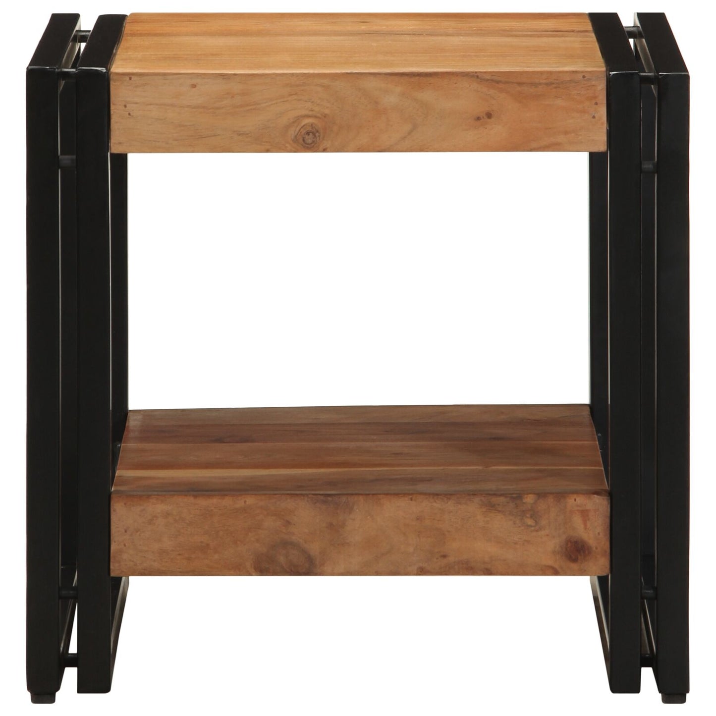 Salontafel 40X50X38 Cm Massief Acaciahout 40 x 40 x 38 cm Gerecycled hout