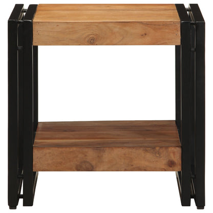 Salontafel 40X50X38 Cm Massief Acaciahout 40 x 40 x 38 cm Gerecycled hout
