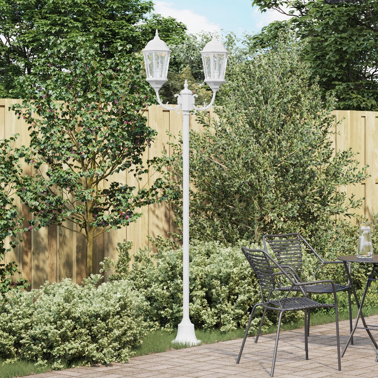 Buitenverlichting Metaal Groot Metalen Padverlichting 2 Wit