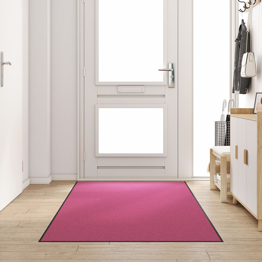 Wasbare Deurmat Roze 120X250 Cm