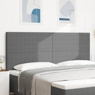 Hoofdbord 200 cm lichtgrijs corduroy