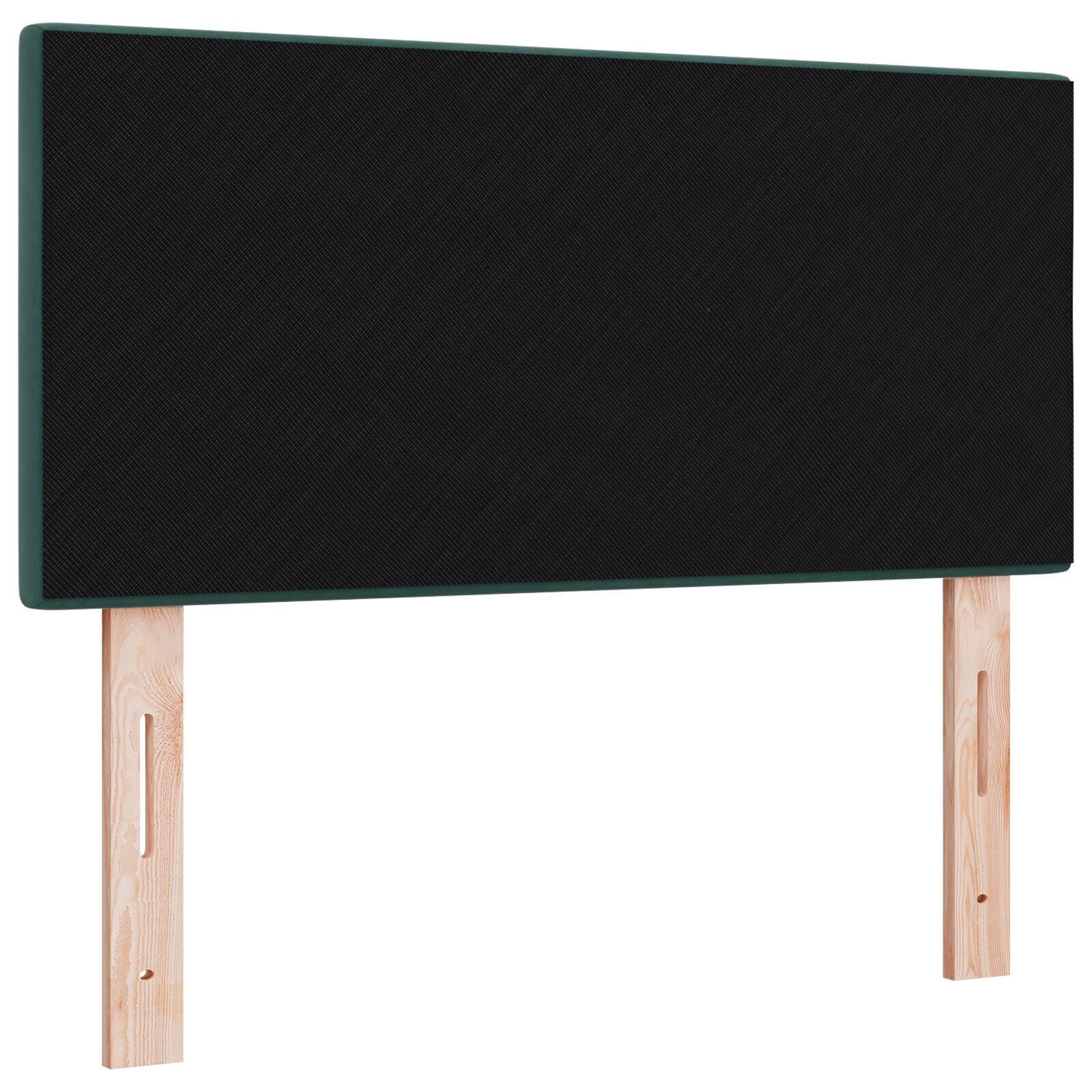 Hoofdbord Met Knopen Velours Donkergroen 100 cm Laag hoofdbord