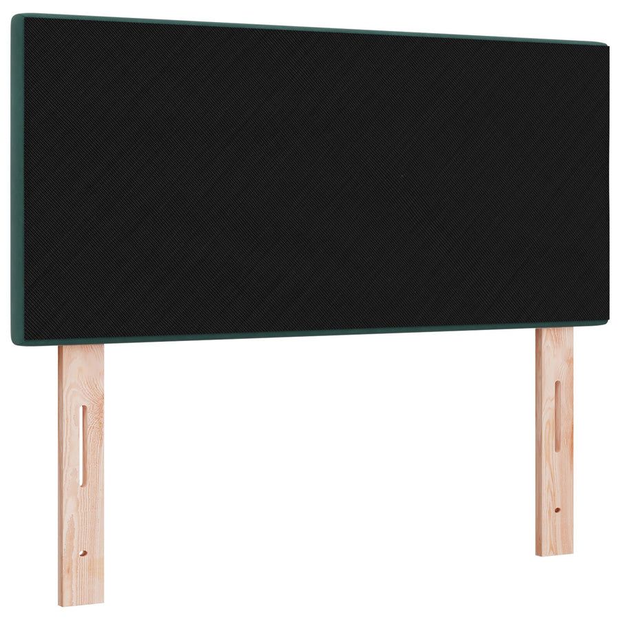 Hoofdbord Met Knopen Velours Donkergroen 100 cm Laag hoofdbord