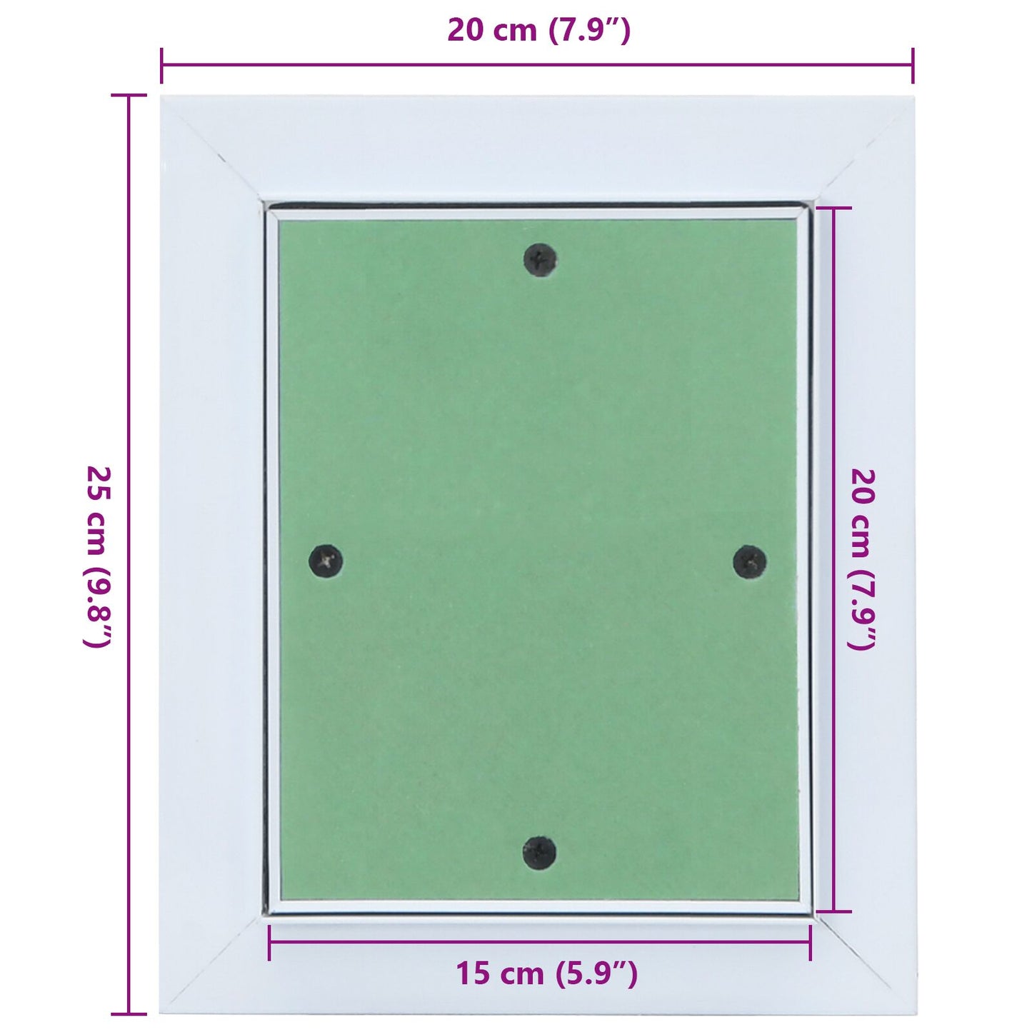 Toegangspaneel Met Aluminium Frame En Gipsplaat 150X200 Mm