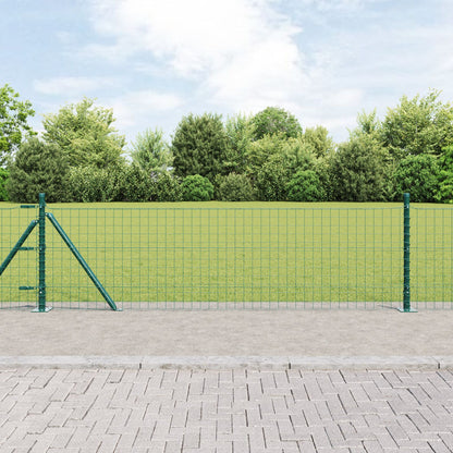 Fence Posts Set Van 52 Staal 3.2 X 3.2 X Stevig Groen 50 cm 52x betonnen post