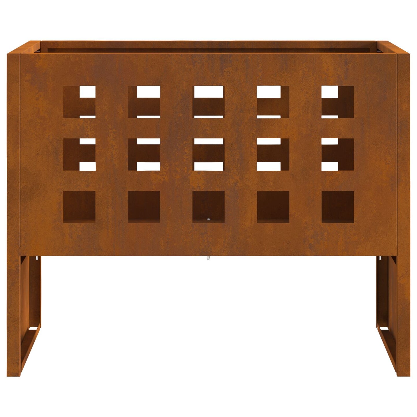 Vuurkorf Rechthoekig 50X30X40 Cm Weerbestendig Staal Weerbestendig staal/Bruin