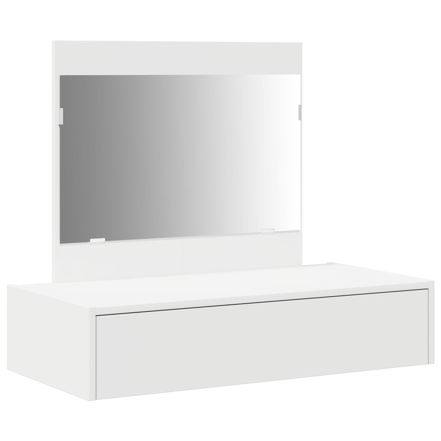 Wandkaptafel 83 x 40 x 70 cm Wit zonder LED