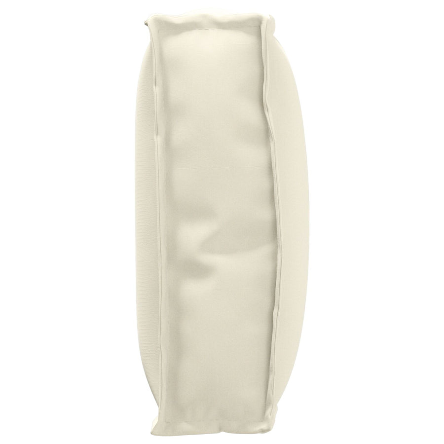 Buiten Kussen Polyester 60 X 40 X 12 Cm Afneembare Hoezen Crème