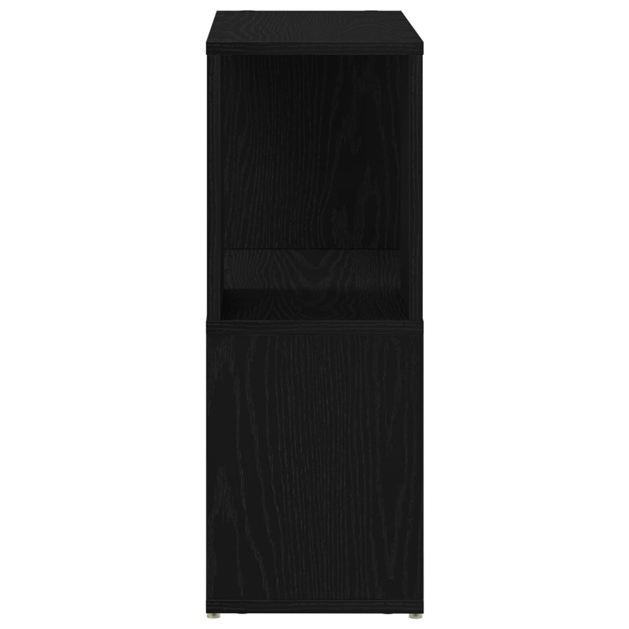 Boekenrek Geëngineerd Hout Zwart eiken 60 x 24 x 63 cm