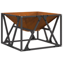 Vuurkorf Vierkant 50X50X35 Cm Weerbestendig Staal
