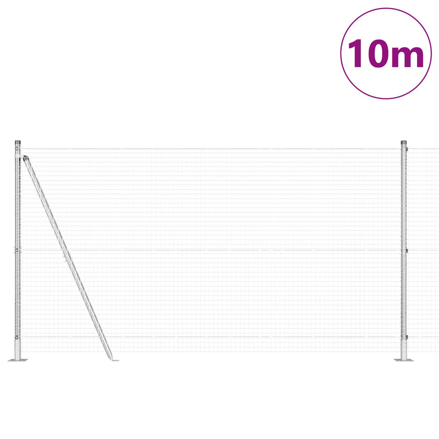 Gegalvaniseerd Draadhek Met 7 Flenspalen 1.2X10 M Gegalvaniseerd Staal