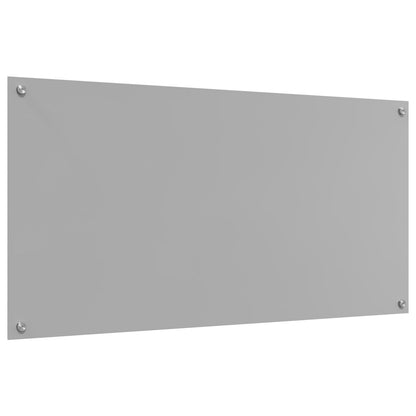 Keuken Achterwand 120X60X0,6 Cm Gehard Glas Lichtgrijs 120 x 60 cm