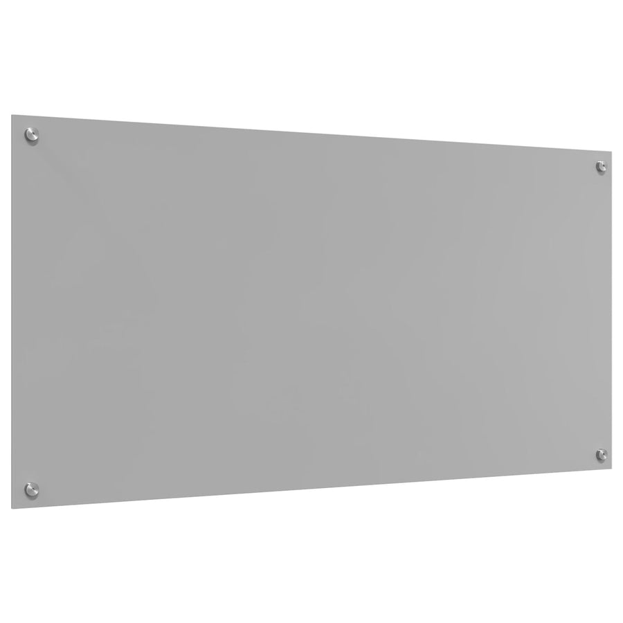 Keuken Achterwand 120X60X0,6 Cm Gehard Glas Lichtgrijs 120 x 60 cm