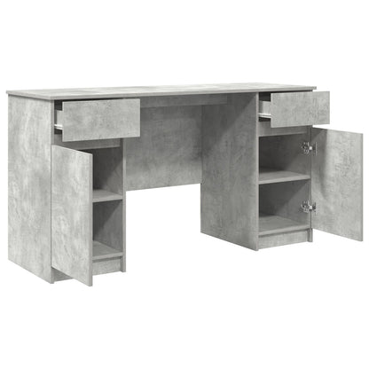 Bureau Betongrijs 140X49X76 Cm Geengineerd Hout