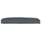 Stoelkussen antraciet 110x40x8 cm polyester
