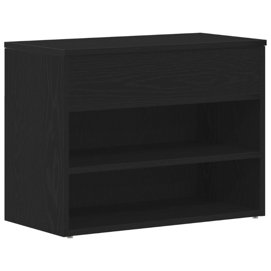 Halbank In , , Geëngineerd Hout Zwart eiken 60 x 30 x 45 cm