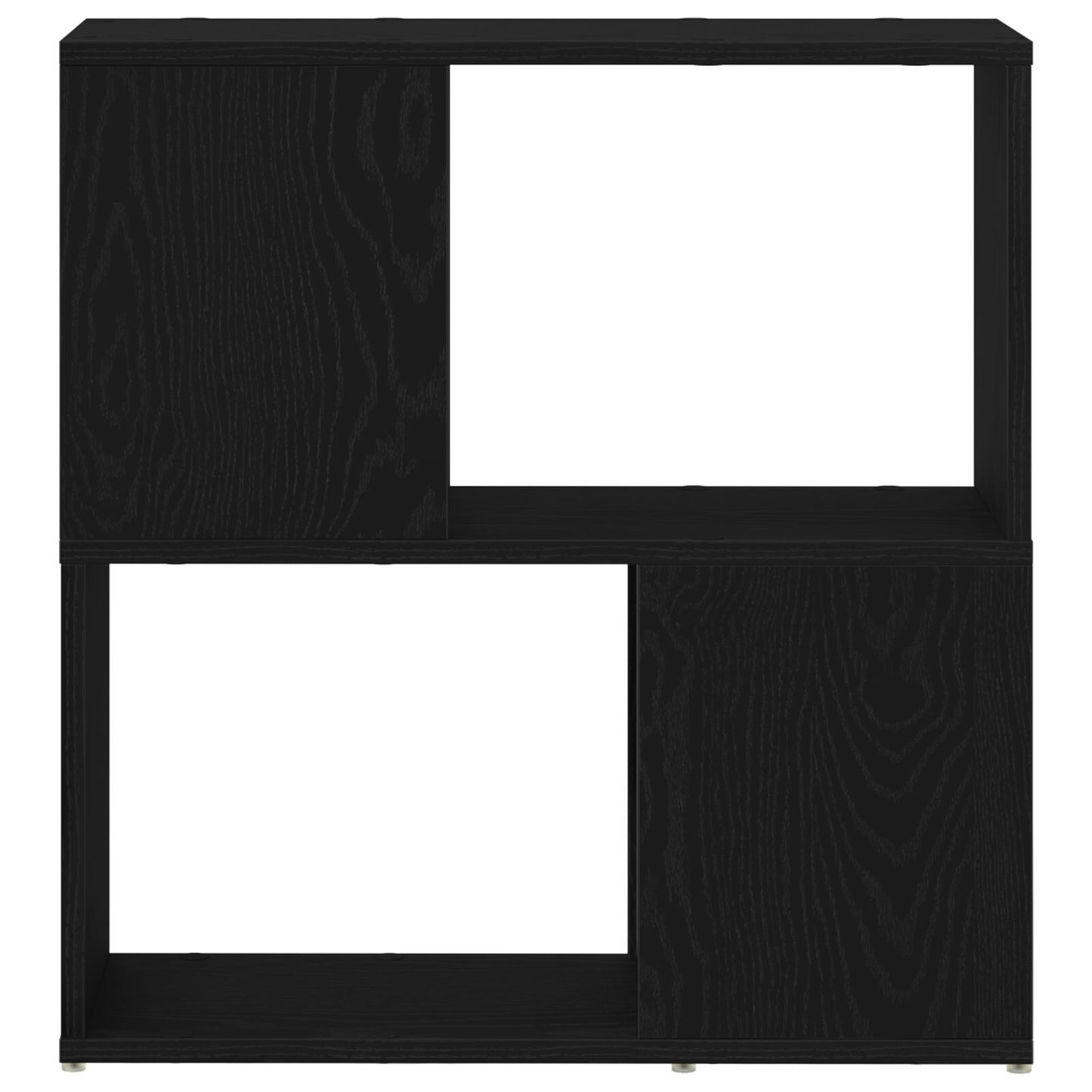 Boekenrek Geëngineerd Hout Zwart eiken 60 x 24 x 63 cm