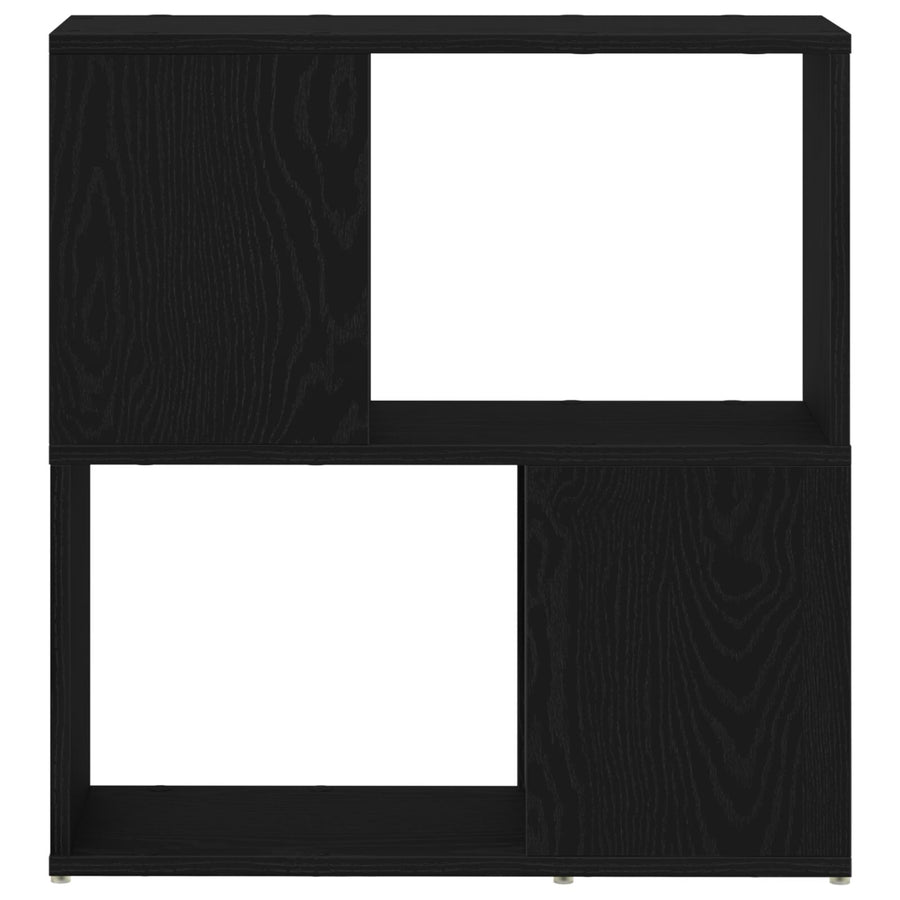 Boekenrek Geëngineerd Hout Zwart eiken 60 x 24 x 63 cm