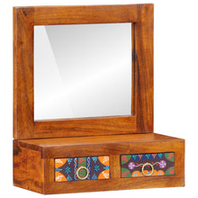 Wandkast 40X20X50 Cm Massief Acaciahout