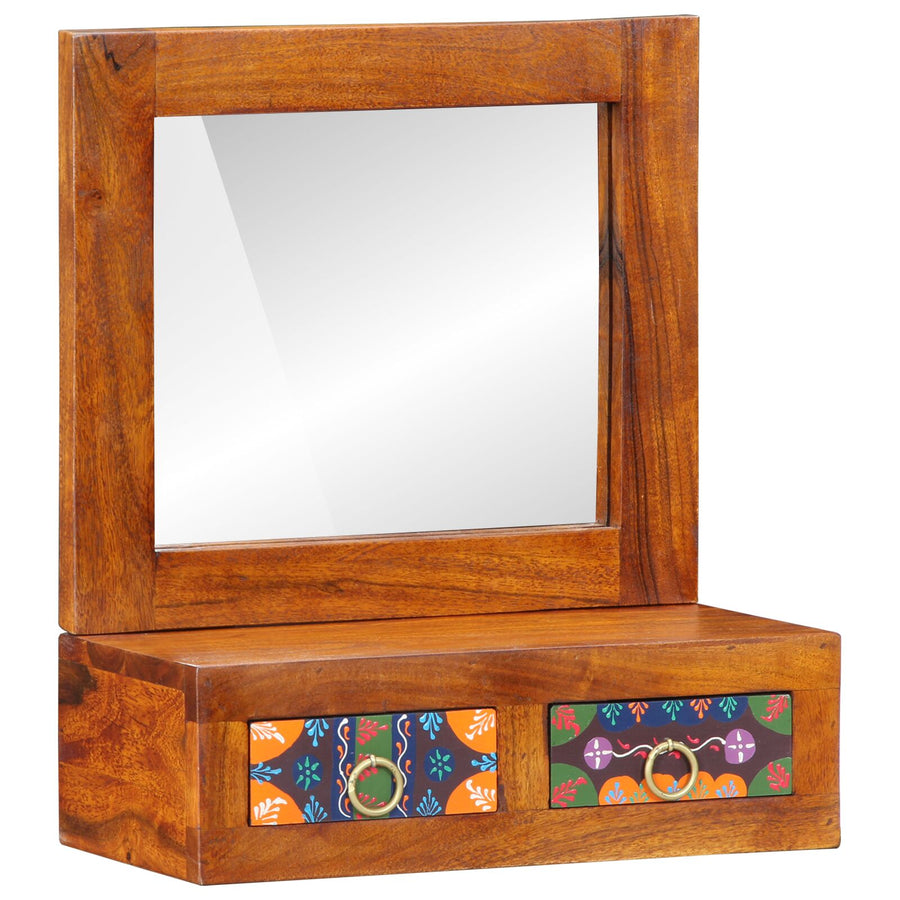 Wandkast 40X20X50 Cm Massief Acaciahout