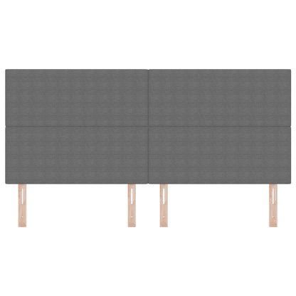 Hoofdbord Effen Ontwerp Lichtgrijs 200 Cm Corduroy Stof