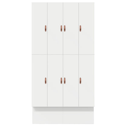 Opbergbedframe Wit 120X200 Cm Artisanaal Eiken