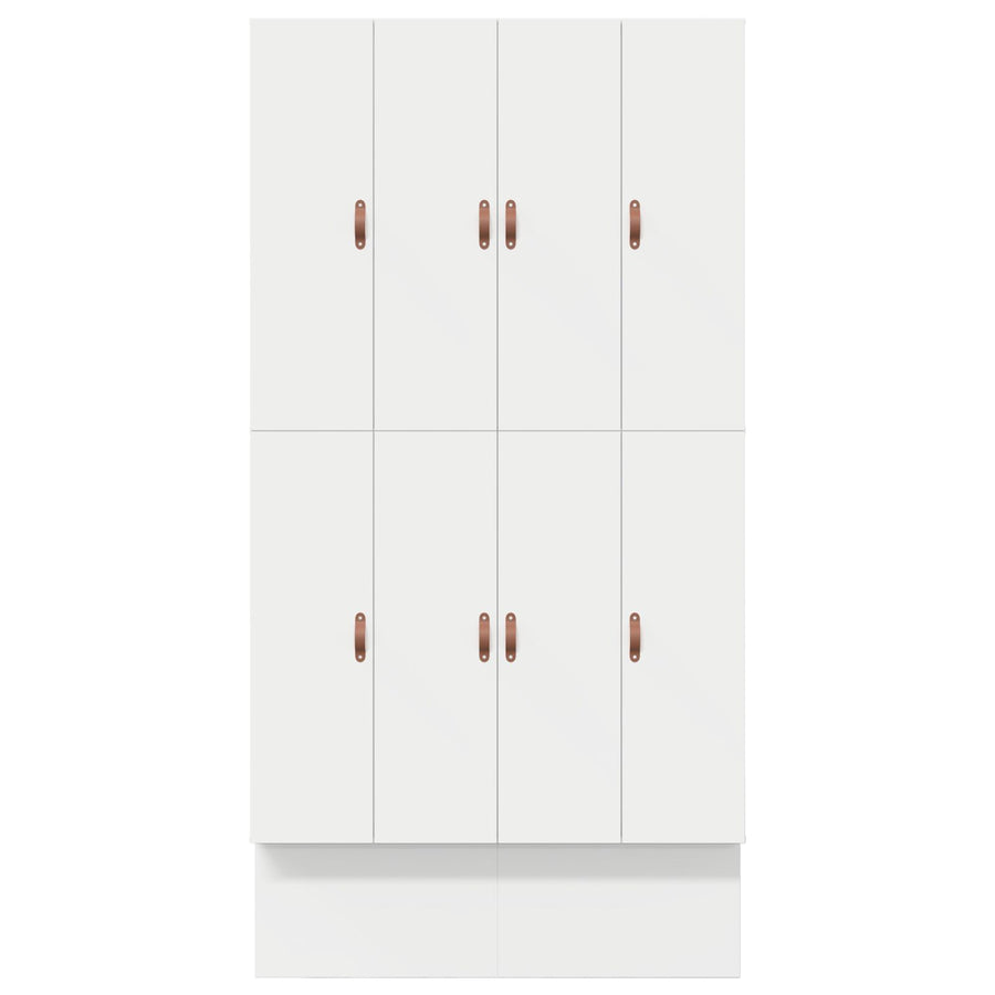 Opbergbedframe Wit 120X200 Cm Artisanaal Eiken