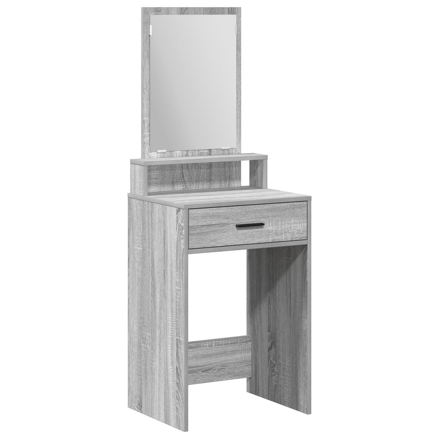 Kaptafel Met Lades - Grijs Sonoma 50 x 41 x 140 cm Grijze sonoma