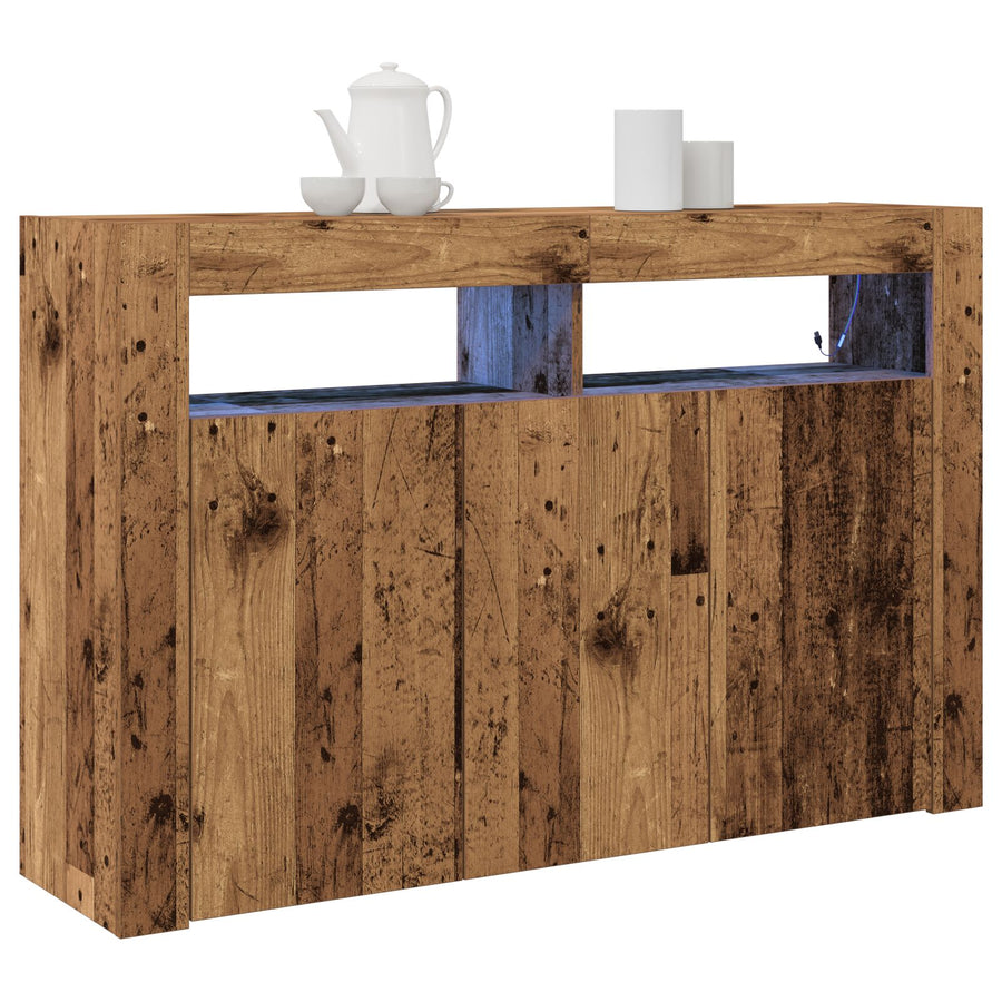 Sideboard Engineered Wood 116 X 30 X 75 Cm Sideboard Oude hout