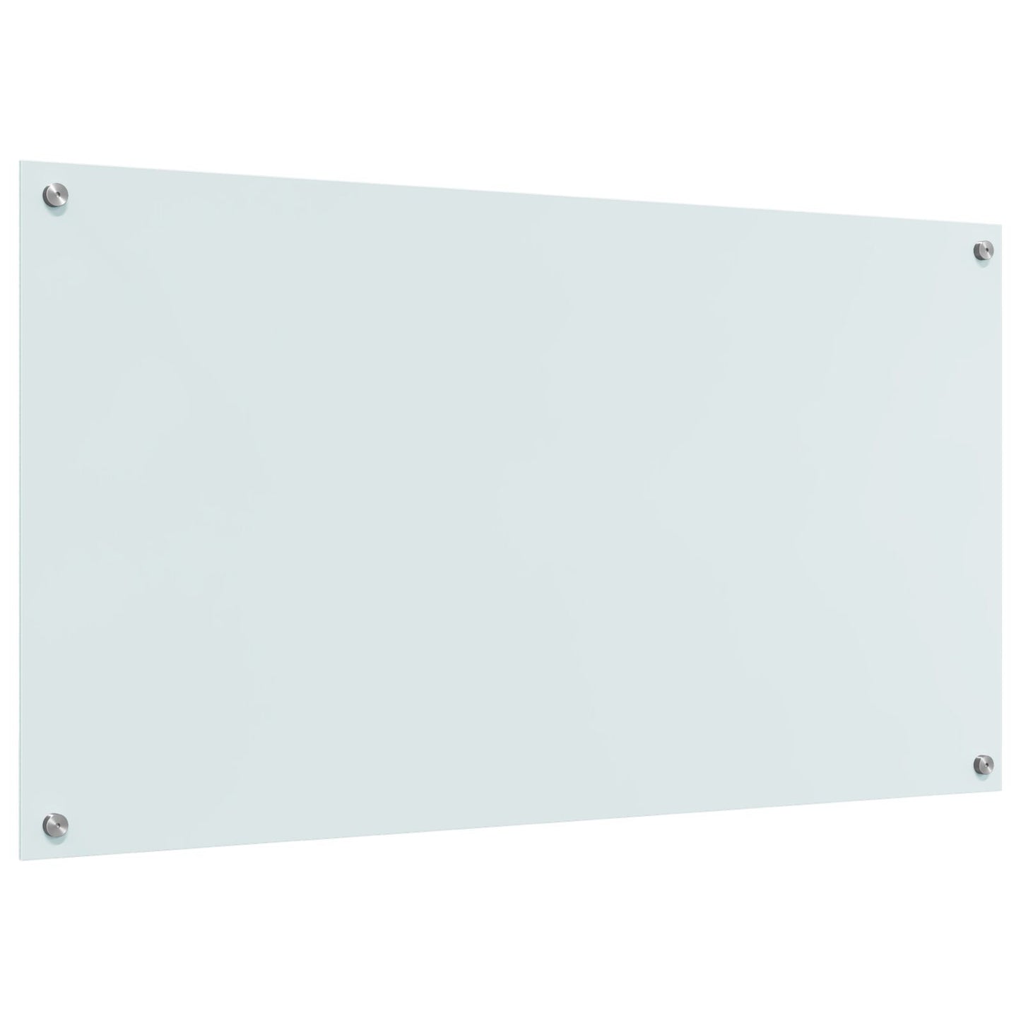 Keuken Achterwand 110X60X0,6 Cm Gehard Glas Wit 110 x 60 cm
