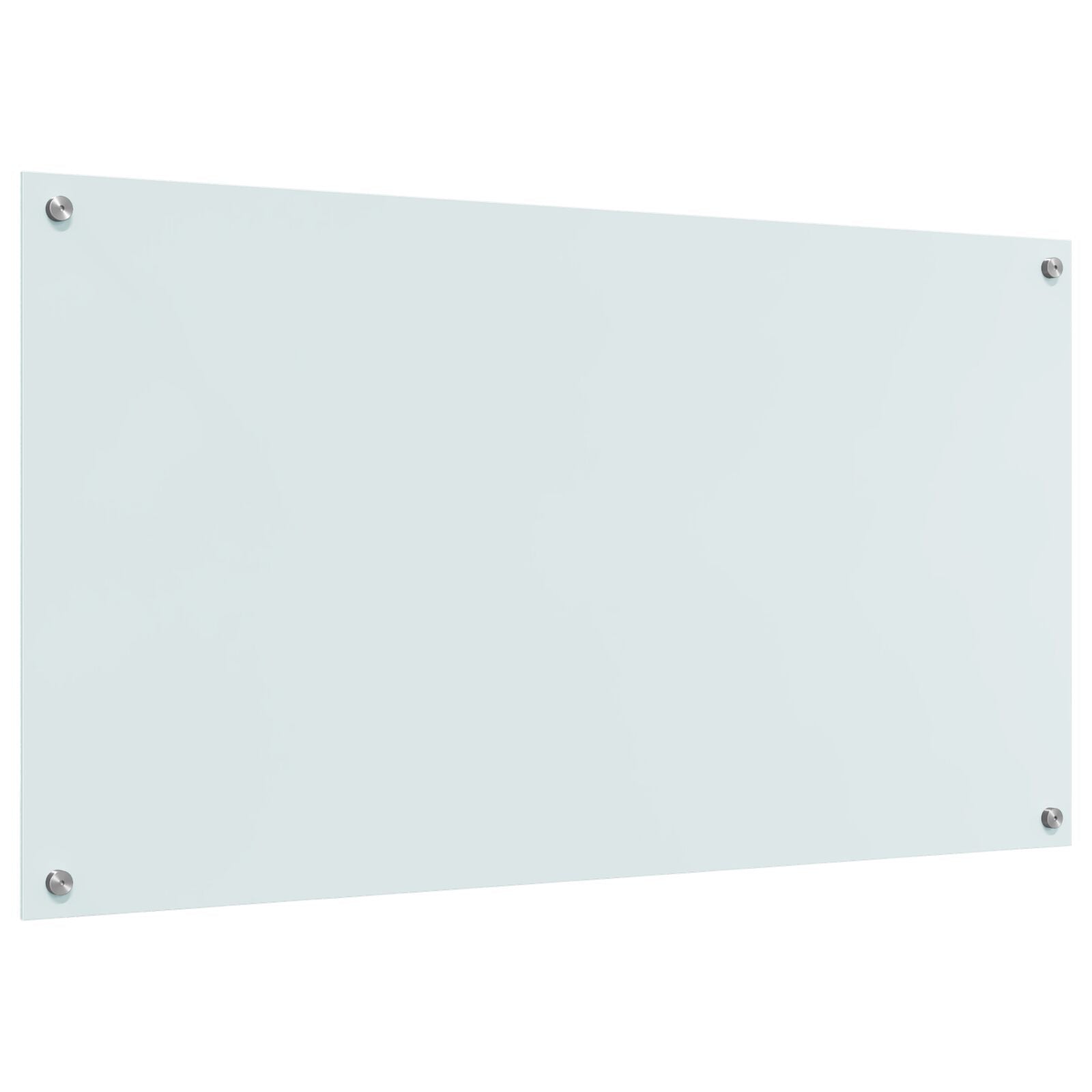 Keuken Achterwand 110X60X0,6 Cm Gehard Glas Wit 110 x 60 cm