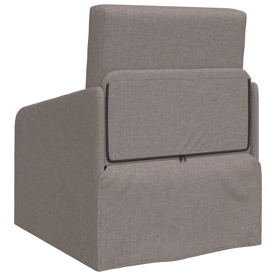 Vloer Sofa Bed 2-In-1 65X80X83 Cm Stoffering Taupe