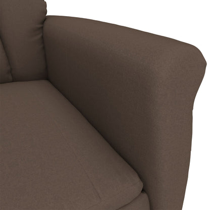 Massagestoel Microfiber Stof Bruin