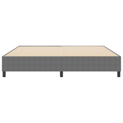 Boxspringbed Corduroy Stof Lichtgrijs 200 x 200 cm