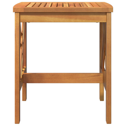 Tuin Bijzettafel Bruin 45X45X50 Cm Massief Acaciahout