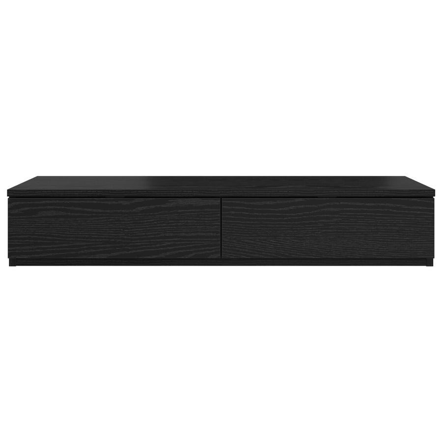 Bedladen Zwart Gelaagd Hout Zwart eiken 100 x 36,5 x 16,5 cm