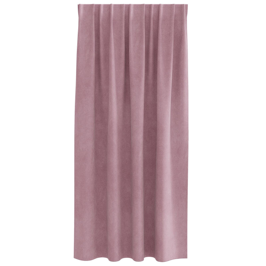 Blackout Gordijnen Met Topband 2 Stuks Fluweel Donkerroze 140 x 175 cm met ingenaaide tape