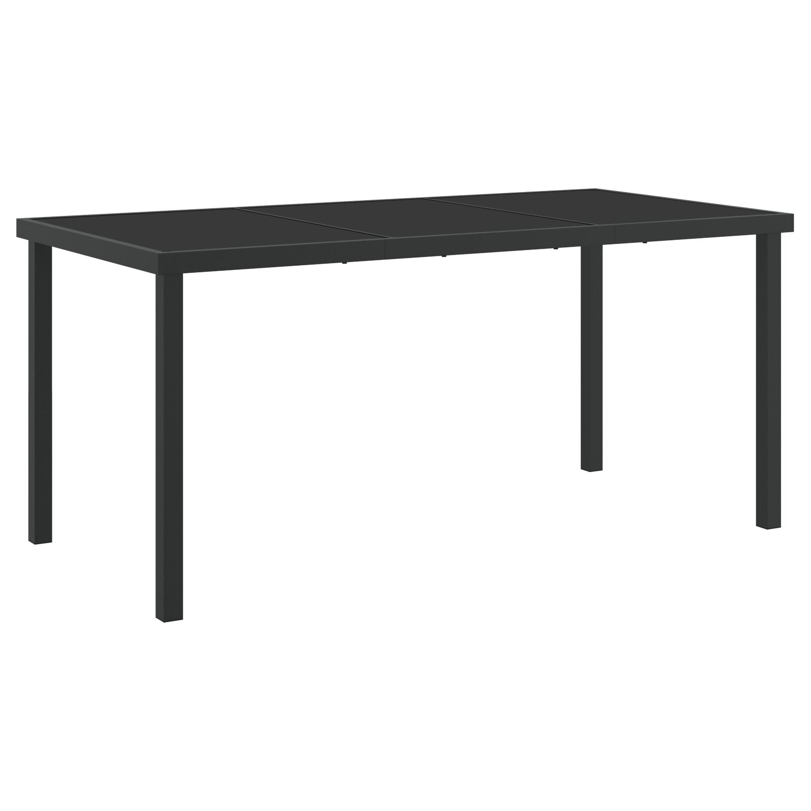 5-Delige Tuin Eettafelset Met Kussens Grijs Poly Rattan