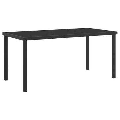 5-Delige Tuin Eettafelset Met Kussens Grijs Poly Rattan