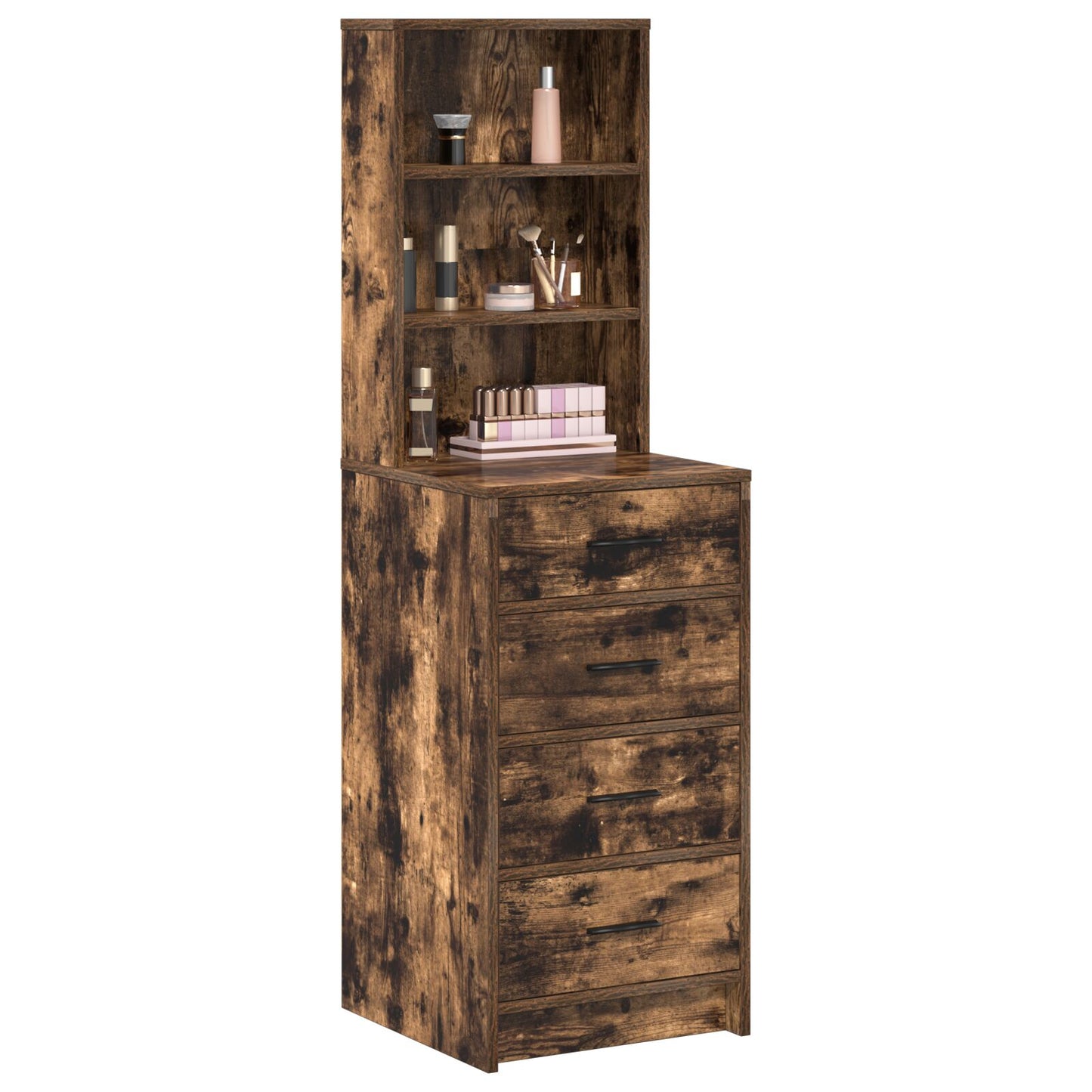 Highboard 40X41X135 Cm Geëngineerd Hout Gerookt eiken